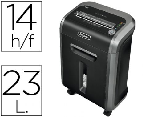 Destruidora de documentos fellowes ps-79ci capacidade de corte 16 folhas destroi agrafes clips cd e cartoes , Fellowes , 52747 , 50043859629027
